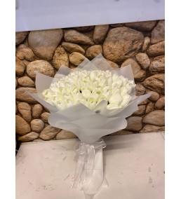 yapay ıslak lale buketi